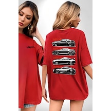 Toyota Supra Mk Serisi Kırmızı Oversize Unisex Ön Ve Sırt Baskılı Tişört Kırmızı Toyota Supra Mk Serisi Kırmızı Oversize Unisex Ön Ve Sırt Baskılı Tişört Kırmızı