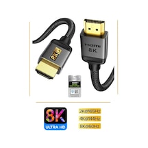 Miaxtreme 8k Displayport Dp Kablo Örgülü 1.5 Metre 1.4 Versiyon Dp Kablo Gaming Sinema Yüksek Kalite Dp Kablo