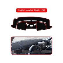 Ford Transit 2007-2012 Torpido Koruma Halısı Kırmızı Kenar