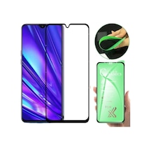 Samsung Uyumlu  M10 Ekran Koruyucu Seramik Nano Cam Esnek Tam Full Kaplayan Kırılmaz