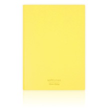 Vj 124-1023 Softtons Esnek Kapak Defter B5 80 Gr. Krem 128 Yp. Çizgili Sarı Çeşitli Renk Ve Desen