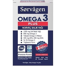 Sorvagen Omega 3 Plus Norveç Balık Yağı 60 Kapsül