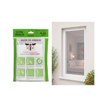 Pratik Sineklik Hazır Tül Sineklik Tek Kanat 75 Cm X 125 Cm, Kapı Ve Pencere Uyumlu Pimapen İçin Böcek Ve Sinek Engelleyici Tül, 4 Metre Yapıştırma Bantlı