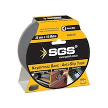 Sgs 2271 Siyah Kaydırmaz Bant 25 Mm 15 Metre