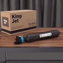 Kingjet Kyocera Uyumlu  Tk-8515 Mavi Standart Kapasiteli Tekli Çipli Uyumlu  Toner