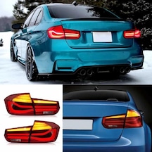BMW F30 2012-2018 KIRMIZI LCİ LEDLİ ARKA STOP
