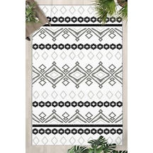Yıkanabilir Kaymaz Taban Dijital Baskılı Halı Ve Yolluk Leke Tutmaz Salon & Mutfak Halısı - 1096 Ekru