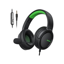 Yaozixa Bg02 Oyun Kulaklığı: Tüm Yönlü Gürültü Engelleme Mikrofonlu, 50mm Surround Ses, Esnek Bantlı, Pc/laptop Uyumlu - Siyah Yeşil