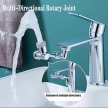 YCLSHOP Mutfak Banyo Musluk Başlığı1080 Derece Dönebilen- Krom
