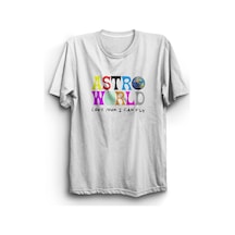 Travis Scott Astroworld Baskılı Tshirt 001