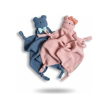 Mumu Family El Yapımı Müslin Uyku Arkadaşı Pembe