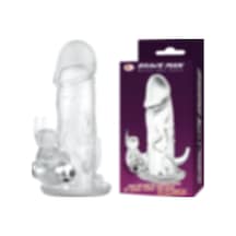 Lilitu Shop Baile 12.5 Cm Klitoral Uyarıcılı Titreşimli Penis Kılıfı