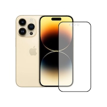 Nettech Apple Uyumlu iPhone 14 Pro Ön Koruma Mat Seramik Nano Ekran Koruyucu - Siyah