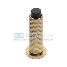 Duvara Kapıya Monte Kapı Tamponu Altın Renkli 78 Mm