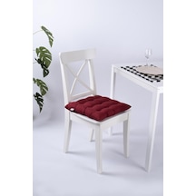 Altınpamuk Lüx Pofidik Sandalye Minderi Özel 9 Dikişli Bağcıklı 42x42cm 001