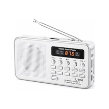 L-938 Şarjlı Taşınabilir Fm Radyo Dijital Ekranlı Usb/tf/sd/aux Destekli Bl-5c Bataryalı