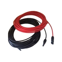 Mc4 Soketli 5+5 Toplam 10 M 6 Mm Solar Panel Kablosu