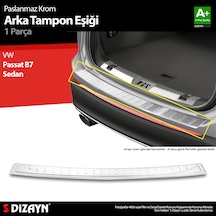 S-Dizayn Vw Passat B7 Sw Krom Arka Tampon Eşiği 2011-2015
