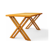 Neiwel Garden Sean Doğal Ahşap Bahçe Yemek Masası-80-100 Açık Ceviz