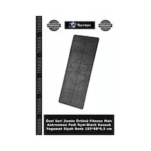 Özel Seri Zemin Örtüsü Fitness Matı Antrenman Pedi Rym-black Kauçuk Yogamat Siyah Renk 183 68 0,5 Cm