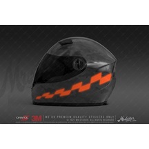Rfhlm239-Reflektif Kask Seritleri V1 Turuncu