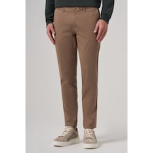 Morven Erkek Bej Pamuk Trend Slim Fit Chino Pantolon 26ks003003653 Bej