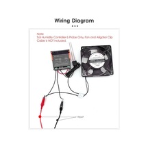 Novahub Nem Kontrol Cihazı: Abs Malzeme, 10a Röle, 0%-100% Rh Ölçüm, 1m Sensör Kablosu