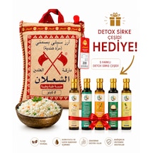 1121 Basmati Pirinç 5 Kg +promar Ananaslı Detox 250 Ml Hediye