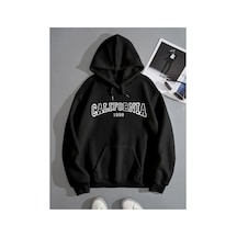 Medinenur Calıfornıa Baskılı Sweatshırt Sıyah