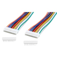 5 Adet 2mm 10 Pin Çift Taraflı Jst Ph Konnektör 10cm Kablolu