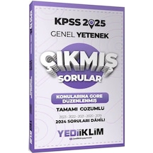 2025 Kpss Genel Yetenek Konularına Göre Düzenlenmiş Tamamı Çöz...