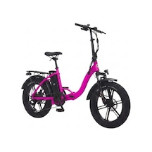 Corelli Voniq-s Eco Mg 20 Jant 42 H.disk Folding Fat Bike Elektrikli Bisiklet Fuşya Pembe