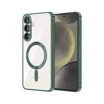 Samsung Galaxy Uyumlu S26 Plus Kross Magneticsafe Kapak - Koyu Yeşil Çr
