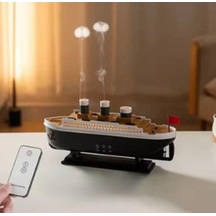 Vothoon Titanic Gemi Hava Nemlendirici Işıklı Fonksiyonlu Buhar Makinesi Kumandalı