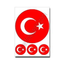 Türk Bayrağı Yenilebilir Resim Baskısı 04
