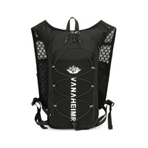 Ruicoo Outdoor Yarıçaplı Çelik Spor Çantası: Koşu, Bisiklet, Yürüyüş İçin Dayanıklı, Hafif Ve Kolay Taşınır Siyah