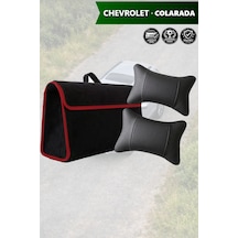 Chevrolet Colarada Uyumlu Bagaj Çantası Siyah Renk Koltuk Yastığı Lüks Model