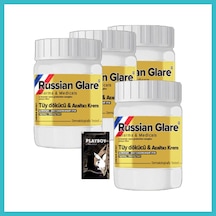 Bezos Rus Merhemi Rusian Glare Nano 22-2:0372 4 Tane X 50 Ml Tüy Kremirus Merhemi + Yanında Jel Dfnbez