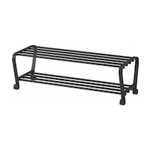 Ayakkabılık, Siyah Renk Portıs 90x34 Cm Ayakkabılık Bank