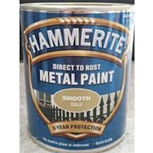 Hammerite Metal Boyası Düz Altın 0,75 Lt