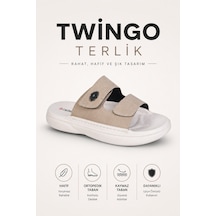 Twingo Günlük Ortopedik Lux Eva Terlik Erkek Ekru