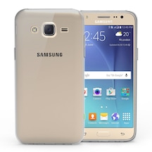 Samsung Galaxy J2 2016 (J210) Kilif Soft Silikon Seffaf-Siyah Ark 119675431