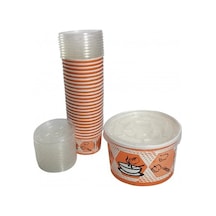 Karton Kase Kapaklı 16 Oz 50 Li Paket Çok Renkli