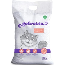 Gofrette Natural Topaklaşan Bentonit Kedi Kumu 20 L