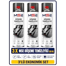 Mse Pro Döşeme Temizleyici Sprey 500 Ml X 3 Oto Koltuk Ve Kumaş Temizleyici Leke Çıkarıcı 3 Adet