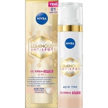 Nıvea Luminous630 Leke Karşıtı Cc Krem Spf30 Açık Ton 40ml X 4 Adet