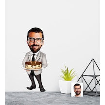 Kişiye Özel Bay Doğum Günü Karikatürlü Duvar Sticker 50X70CM 3