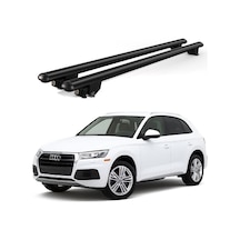 Kanca Audi Q5 2017 Ve Sonrası Uyumlu Siyah Kilitli Ara Atkı 120cm Port Bagaj Tavan Barı