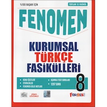 Fenomen 8.sınıf Kurumsal Türkçe Fasikülleri