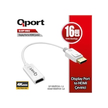 Qport Q-dp-hd2 Dısplay Portundan Hdmı Cevırıcı 4k 60hz